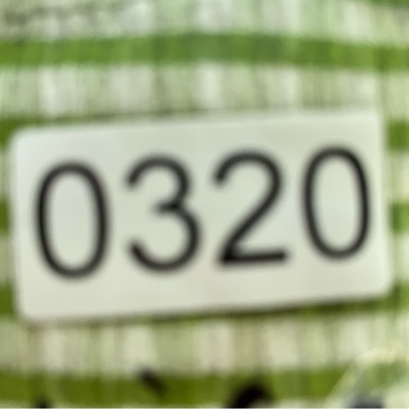 LISA SAYS GAH Green Stripe tank Dress 0320 seersucker textured babydoll - Picture 12 of 12